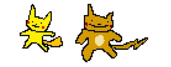 1731950998 480 43 Pokemon rojos y azules extraidos de memoria en Paint