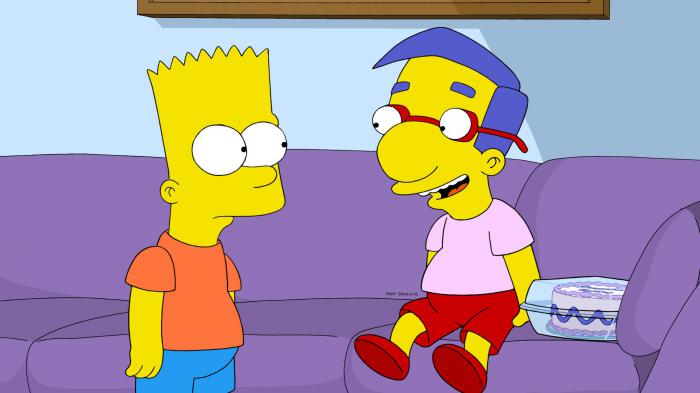 Bart y Milhouse