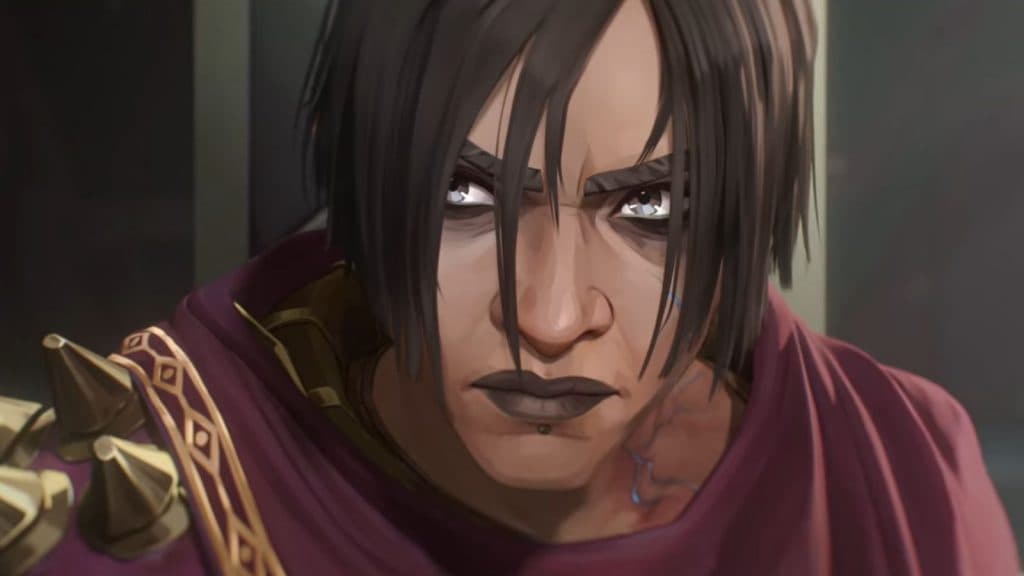 Sevika en la sala del consejo de Piltover en la temporada 2 de Arcane