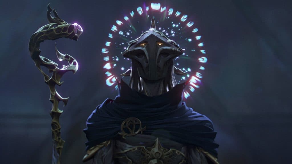 Viktor como Heraldo de las máquinas en la segunda temporada de Arcane