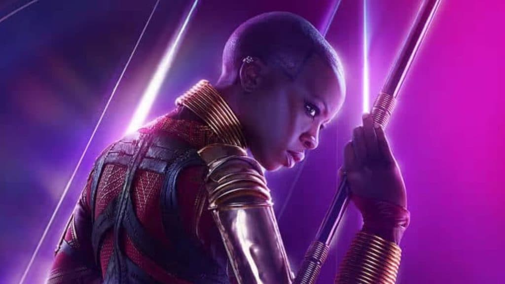 La guerrera Okoye de Wakanda
