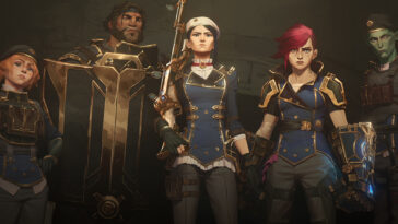 Vi en position de combat, maquillée en noir et blanc dans la saison 2 d