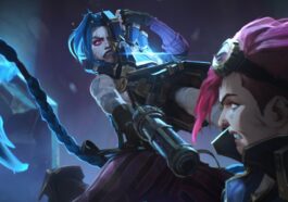 Vi en position de combat, maquillée en noir et blanc dans la saison 2 d