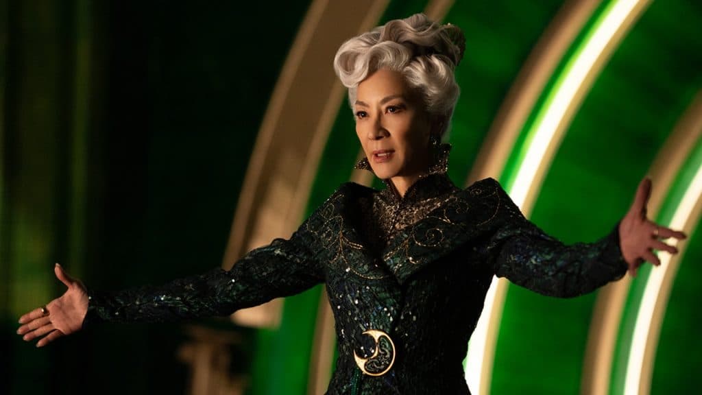 Madame Morrible (Michelle Yeoh) en Wicked