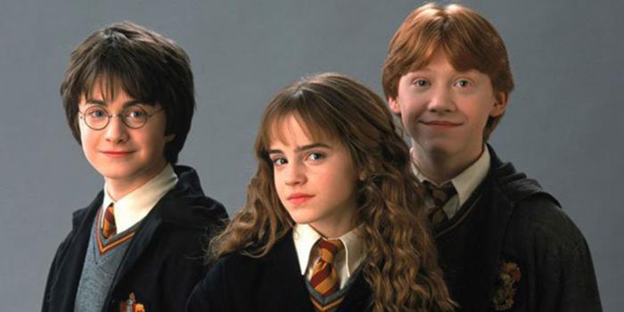 Harry, Hermione y Ron