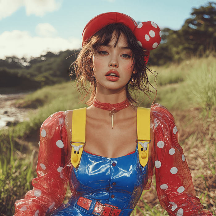 Un vestido estilo champiñón