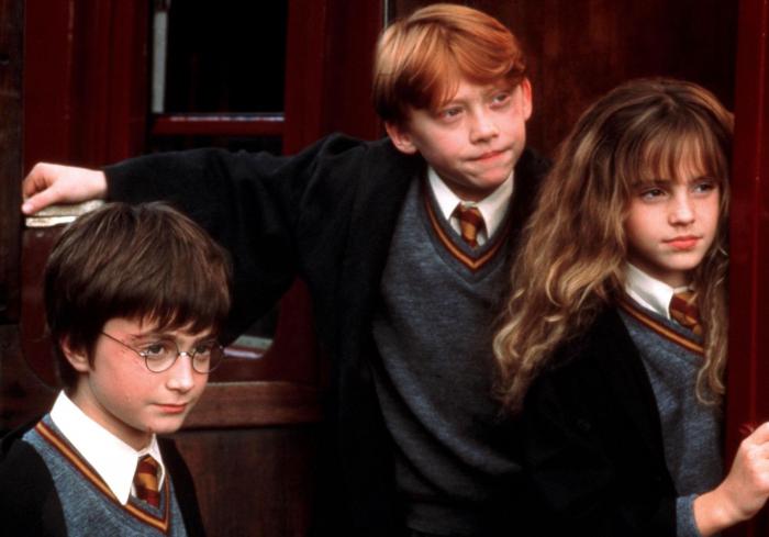 Harry, Ron y Hermione