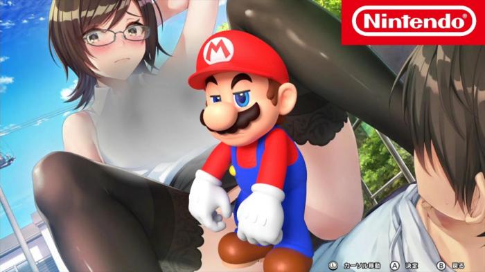 Mario en Nintendo en un NSFW