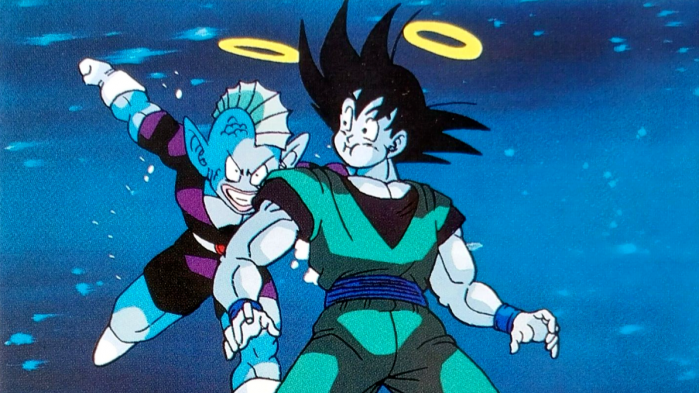 arqua dragon ball arqua vs goku bajo el agua