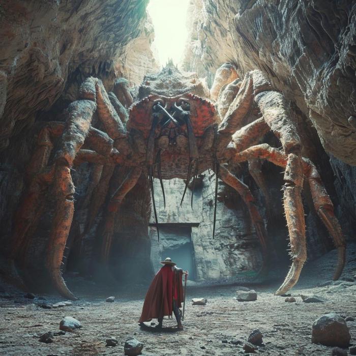 Una araña de montaña