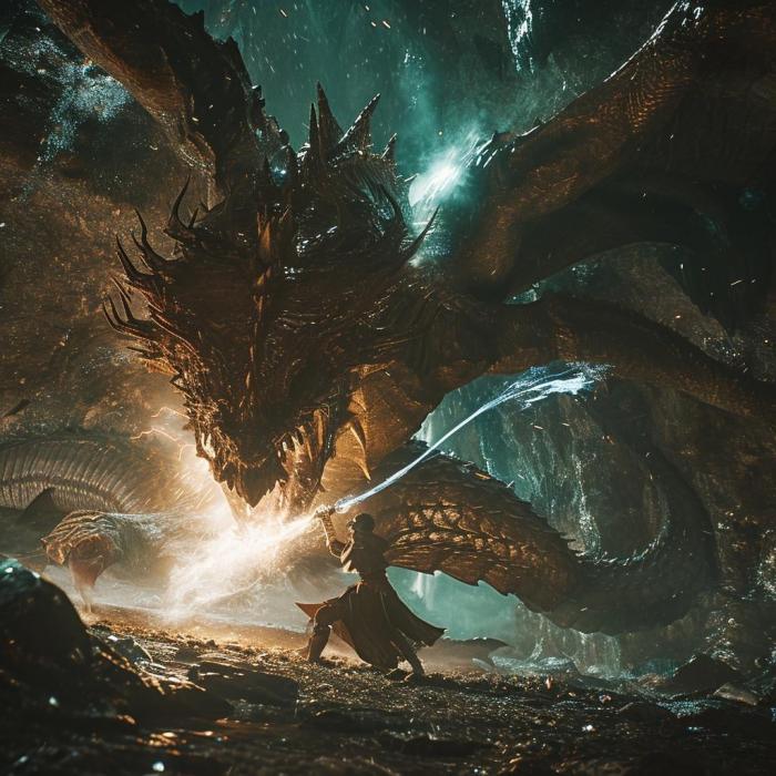 El dragón muy poderoso.