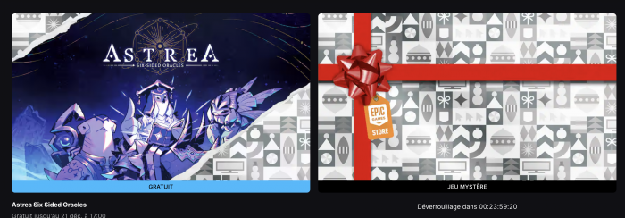 Tienda de juegos épicos Astrea Six Sided Oracles Navidad
