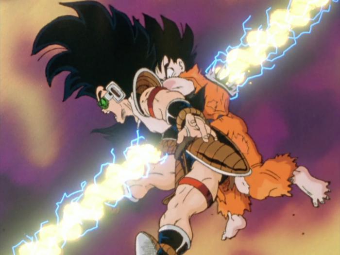 Piccolo mata a Goku y Raditz.