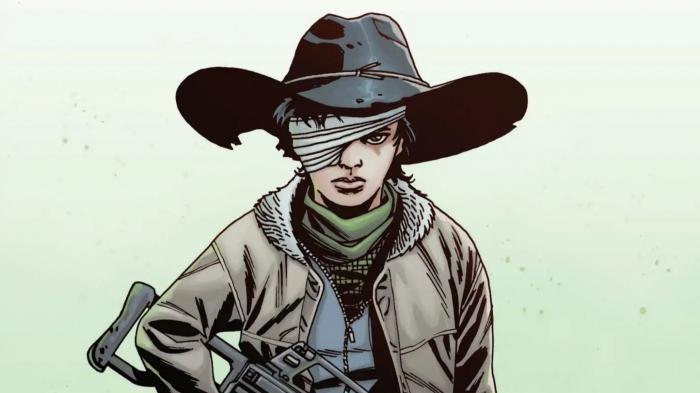 La versión de Walking Dead Comics