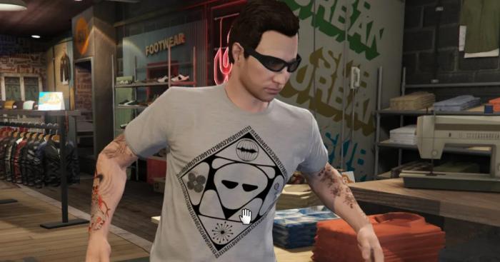 Camiseta del personaje de GTA 