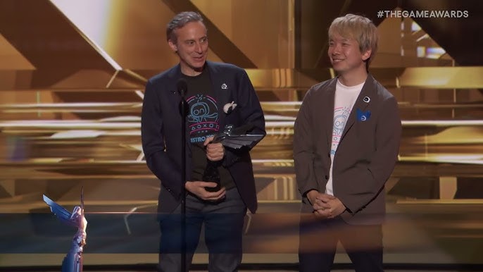 El equipo Asobi premiado en los Game Awards