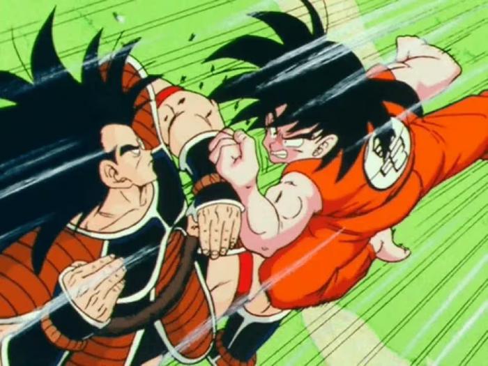 Raditz y Goku