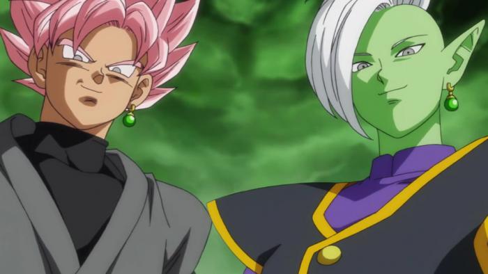 Black Goku y Zamasu