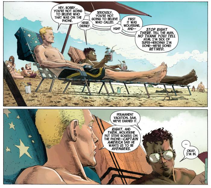 Vengadores Marvel Solar y Cohete.