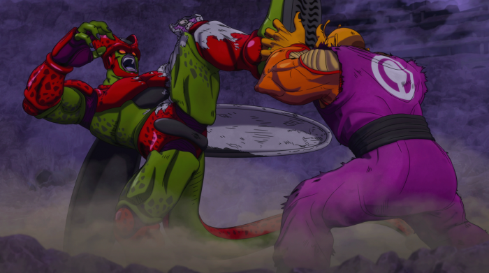 Piccolo Naranja vs Cell Max