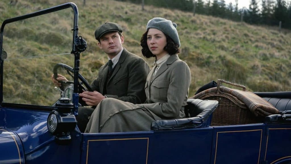 Julia Moriston y Henry Beauchamp en Outlander Blood of my Blood