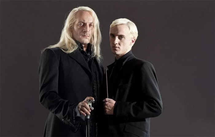 Lucius y Draco Malfoy