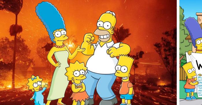 Los Simpson: este apoyo de Matt Groening tras los incendios es controvertido 2 El apoyo de los Simpson tras los incendios de Los Ángeles genera controversia
