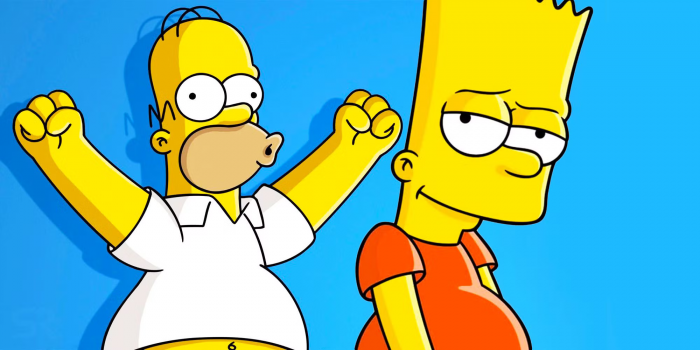 Homero y Bart Simpson