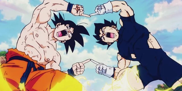 Fusión entre Goku y Vegeta