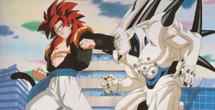 Gogeta ssj4 vs omega shenron