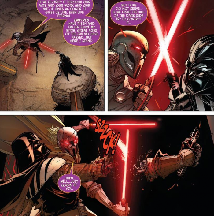 Mumin oscuro vs oscuro vader