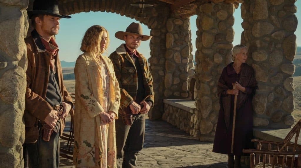 Familia Dutton en la serie Yellowstone 1923