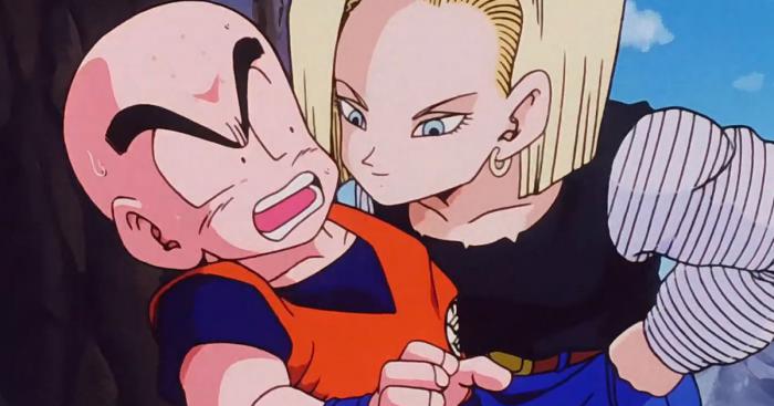 Krillin y C-18