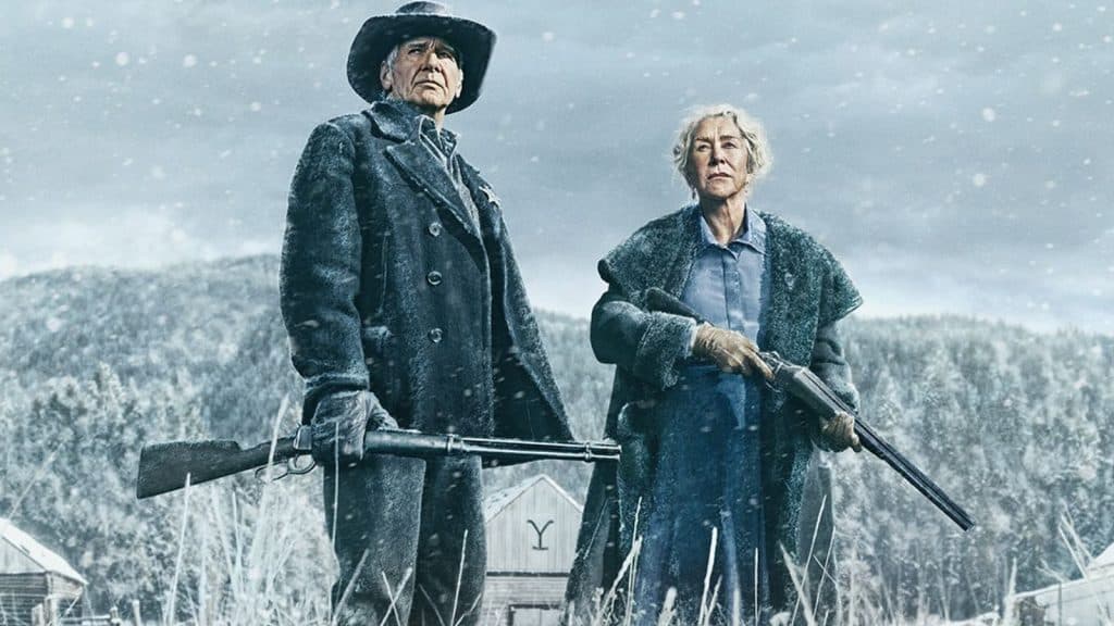 Harrison Ford y Helen Mirren en el póster de la temporada 2 de 1923