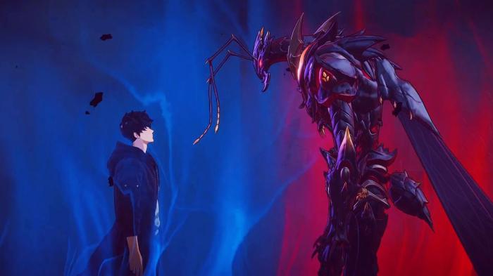 Sung Jinwoo se enfrenta a criaturas formidables, especialmente a Centípedos gigantes.