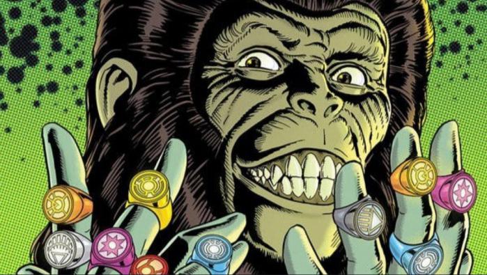 Planeta de los simios/linterna verde