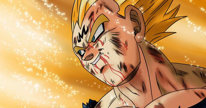 Sacrificio de Vegeta en DBZ
