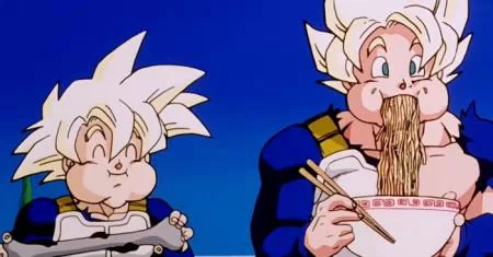 Goku y Gohan en Super Saiyan