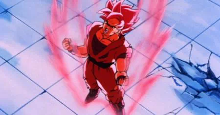 Goku en Super Saiyan Kaioken