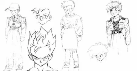 Bosquejo de Gohan