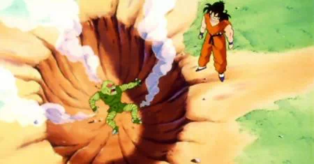 Yamcha vs Saibaman