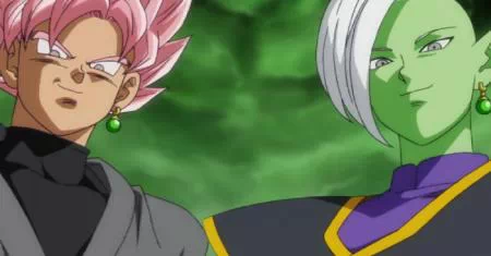 Black Goku y Zamasu
