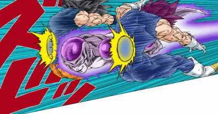 Congelador negro vs goku y vegeta