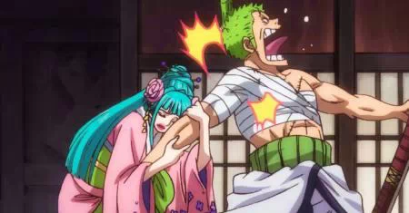 One Piece: 6 personajes femeninos con los que Zoro podría casarse al final del manga 8 Zoro y Hiyori