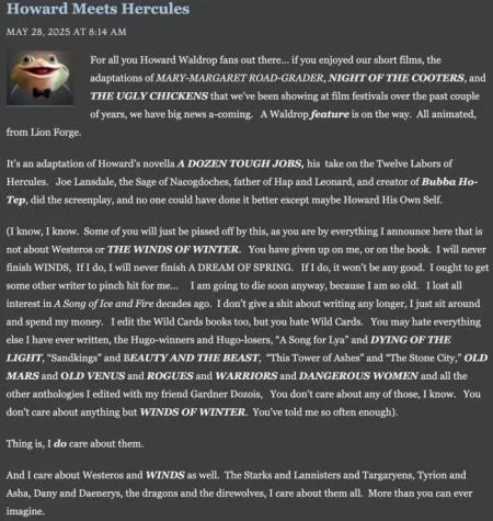 Post George RR Martin