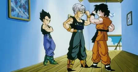 Goten y Trunks en el final de Z
