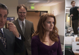 La oficina: un personaje de culto de la serie en la primera imagen del periódico