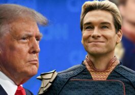 Los niños: el homelander ridiculiza a Donald Trump con este póster para morir de risas