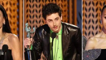 Premios SAG 2025: Timothée Chalamet, Demi Moore, Zoe Saldana, Conclave, Shogun ganadores