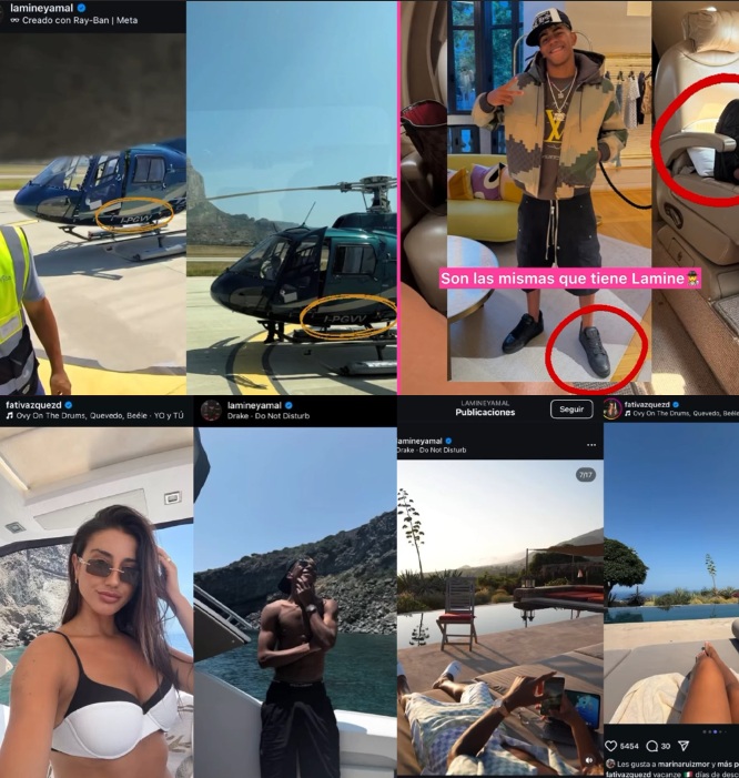 Lamine Yamal Fata Vázquez Pareja